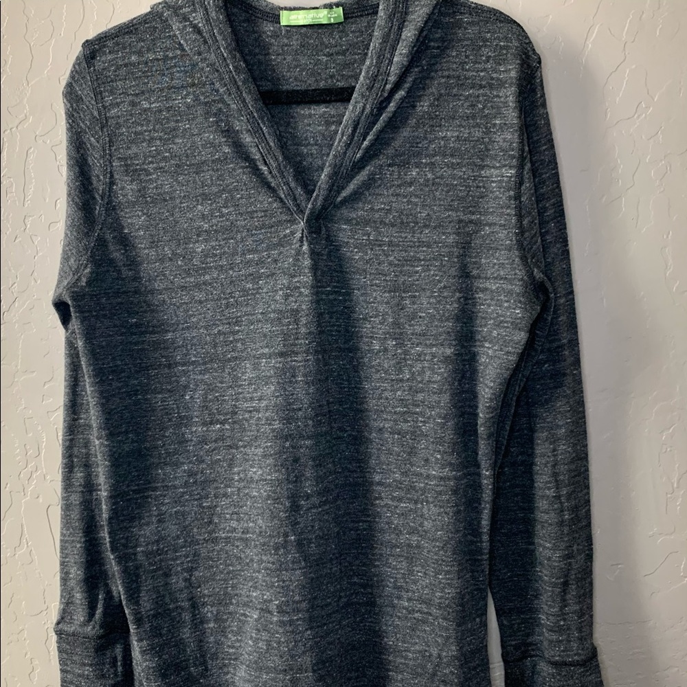 Alternative Earth Hooded V-neck Long Sleeve (XL)